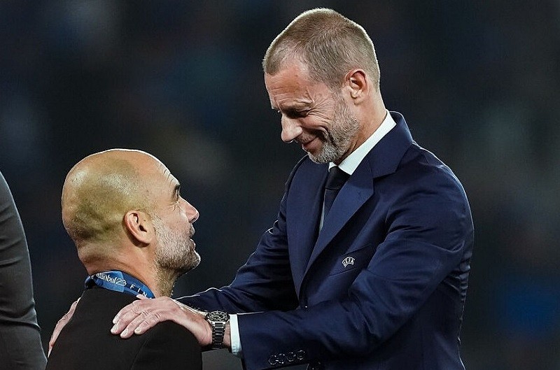 Pep Guardiola đáp trả chủ tịch UEFA