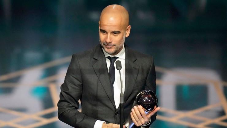 HLV Pep Guardiola nhận giải HLV nam xuất sắc nhất năm 2023